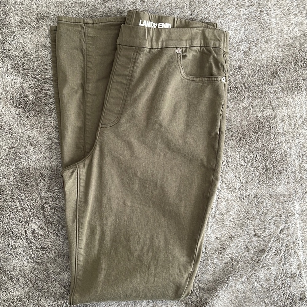 Lands End Pull On Jeans